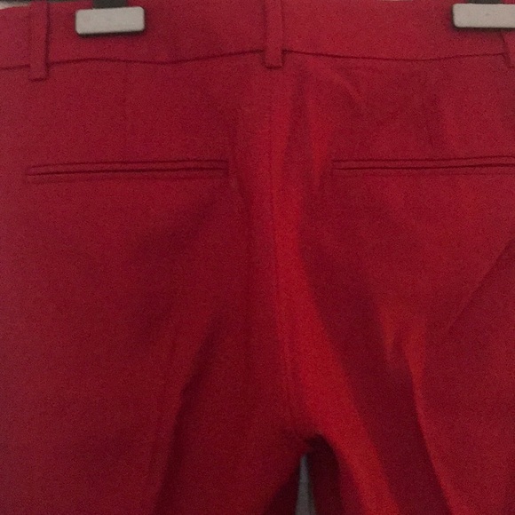 Theory 90% wool pants-Cherry Red - Picture 3 of 6
